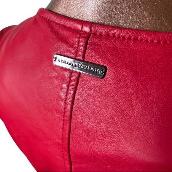 Armani Buttery Soft Leather Moto Jacket - Picture 7 of 15